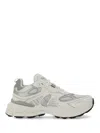 Axel Arigato Marathon Ghost Runner White Low Top Sneakers With Reflectivce Details In Leather Blend Woman In White