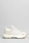 Axel Arigato Sphere Runner Sneakers In Grey Leather And Fabric In Neutral