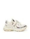 Axel Arigato Metallic-panel Leather Sneakers In Neutral
