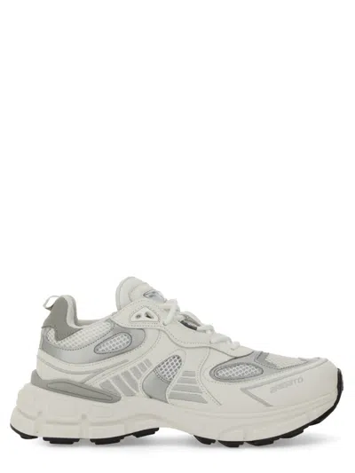 Axel Arigato Reflective Low-top Leather Sneakers In White