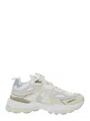 Axel Arigato Sphere Running Multicolor Sneakers With Chunky Sole And Logo On Tongue In Leather And Fabric Blend W In Multicolor