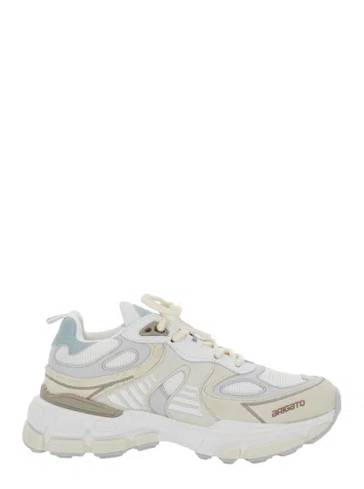 AXEL ARIGATO AXEL ARIGATO 'SPHERE RUNNING' MULTICOLOR SNEAKERS WITH CHUNKY SOLE AND LOGO ON TONGUE IN LEATHER AND