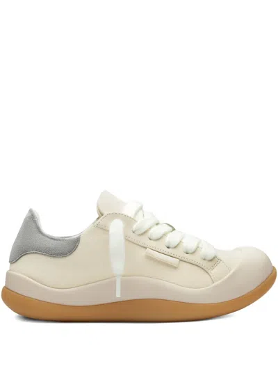 Axel Arigato Squish Lace-up Panelled Sneakers In Neutral
