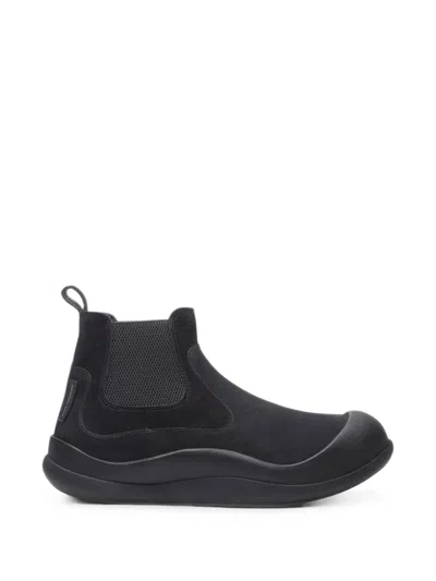 Axel Arigato Squish Suede Chelsea Ankle Boots In Multi
