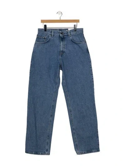 Pre-owned Axel Arigato Straight-leg Jeans In Blue