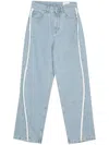 Axel Arigato Studio Stripe Jeans In 蓝色