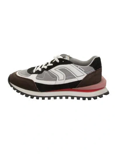 Pre-owned Axel Arigato Suede Athletic Sneakers In Black