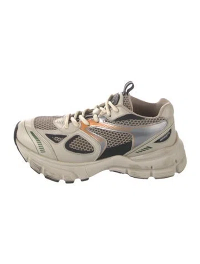 Pre-owned Axel Arigato Suede Athletic Sneakers In Neutral