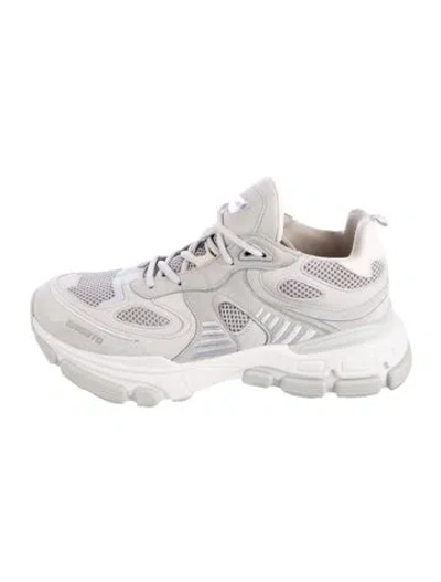 Pre-owned Axel Arigato Suede Chunky Sneakers In White