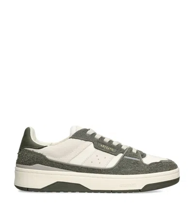 Axel Arigato Suede Clay Low-top Sneakers In Green