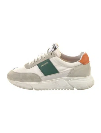 Pre-owned Axel Arigato Suede Colorblock Pattern Chunky Sneakers In Neutral