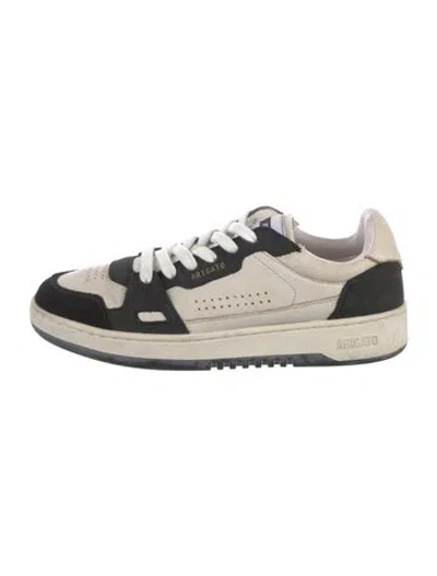 Pre-owned Axel Arigato Suede Colorblock Pattern Sneakers In Neutral