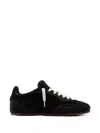 Axel Arigato Black Solid Runner Sneakers In Black