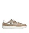 Axel Arigato Suede Dice Lo Bee Bird Low-top Sneakers In Beige