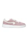 Axel Arigato Suede Dice Stripe Sneakers In Pink
