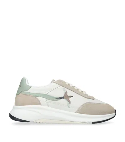 Axel Arigato Suede Genesis Neo Bird Runner Sneakers In Beige