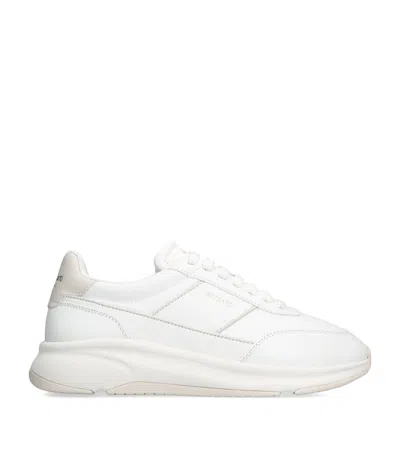 Axel Arigato Suede Genesis Neo Runner Sneakers In White