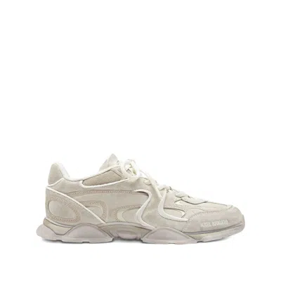 Axel Arigato Eris White Low Top Sneakers With Logo Patch On The Tongue In Leather And Fabric Woman