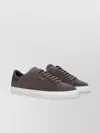Axel Arigato Suede Low-top Sneakers Round Toe Rubber Sole In Gray