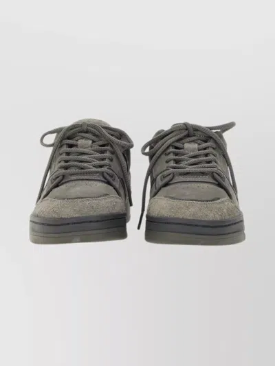 Axel Arigato Suede Panel Sneakers Rubber Sole In Gray