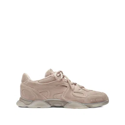 Axel Arigato Suede Panelled Lace-up Sneakers In Pink