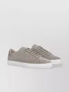 Axel Arigato Clean 90 Beige Sneakers With Side Logo Lettering In Suede Man In Black
