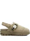 Axel Arigato Suede Sandals In Neutrals