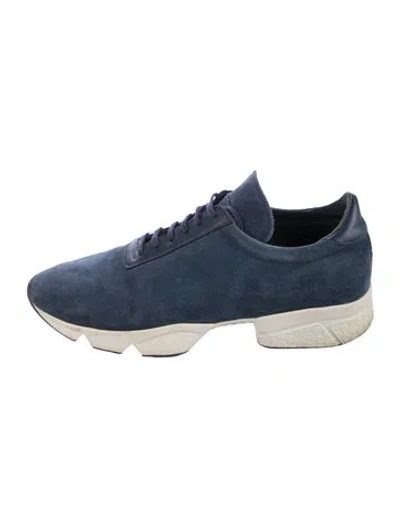 Pre-owned Axel Arigato Suede Sneakers In Blue