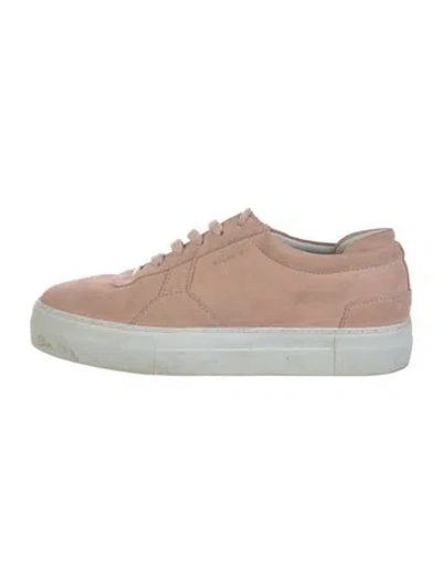 Pre-owned Axel Arigato Suede Sneakers In Pink