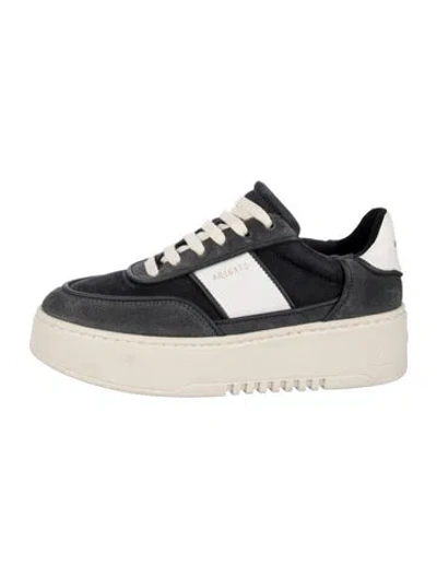 Pre-owned Axel Arigato Suede Sneakers In White