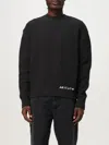 Axel Arigato Textured Knit Crew-neck Sweater In Black