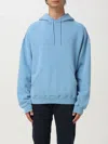 Axel Arigato Cornflower Blue Hoodie With Drop Shoulder In Blue