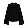 Axel Arigato Memory Boxy-fit Wool Cardigan In Black