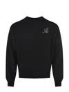 Axel Arigato Rook Embroidered Sweatshirt In Black