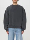 Axel Arigato Anthracite Grey Typo-embroidered Jersey Sweatshirt In Grey
