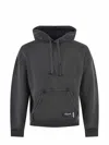Axel Arigato Element Distressed Cotton Hoodie In Black