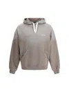 Axel Arigato Cotton Hoodie In Gray