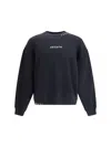 Axel Arigato Soft Cotton Loop Sweatshirt With Iconic Monogram In Blue