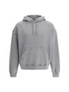 Axel Arigato Cotton Logo Hoodie Kangaroo Pocket In Gray