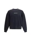 Axel Arigato Soft Cotton Loop Sweatshirt With Iconic Monogram In Blue