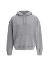 Axel Arigato Cotton Logo Hoodie Kangaroo Pocket In Gray