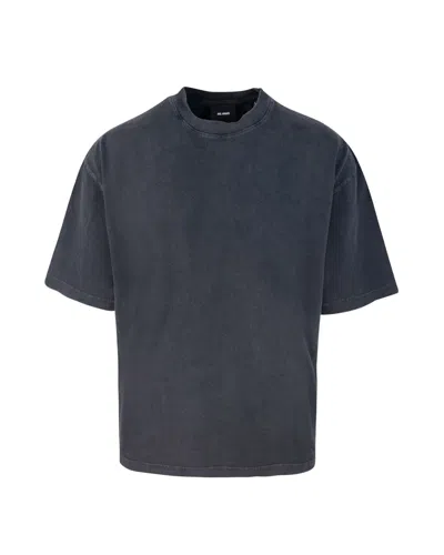 AXEL ARIGATO GREY BOXY LOGO T-SHIRT