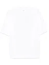 Axel Arigato Open-necked Black Shirt In Bianco