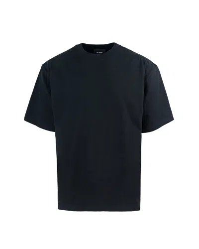Axel Arigato T-shirt Nera Laced Con Stampa Sul Retro In 001