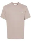 Axel Arigato Legacy Logo-printed Cotton T-shirt In Grey
