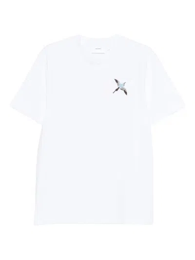 Axel Arigato Micro Bee Bird Graphic T-shirt In White