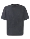 Axel Arigato Relaxed-fit Black T-shirt With Embroidered Logo In Black