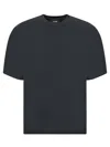 Axel Arigato Relaxed-fit Black T-shirt With Embroidered Logo In Black
