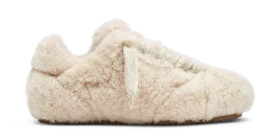 Axel Arigato Tact Shearling Runner In Multi