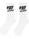 Axel Arigato Tag Socks In White